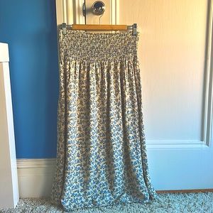 Zara Floral Midi Skirt Size Small
